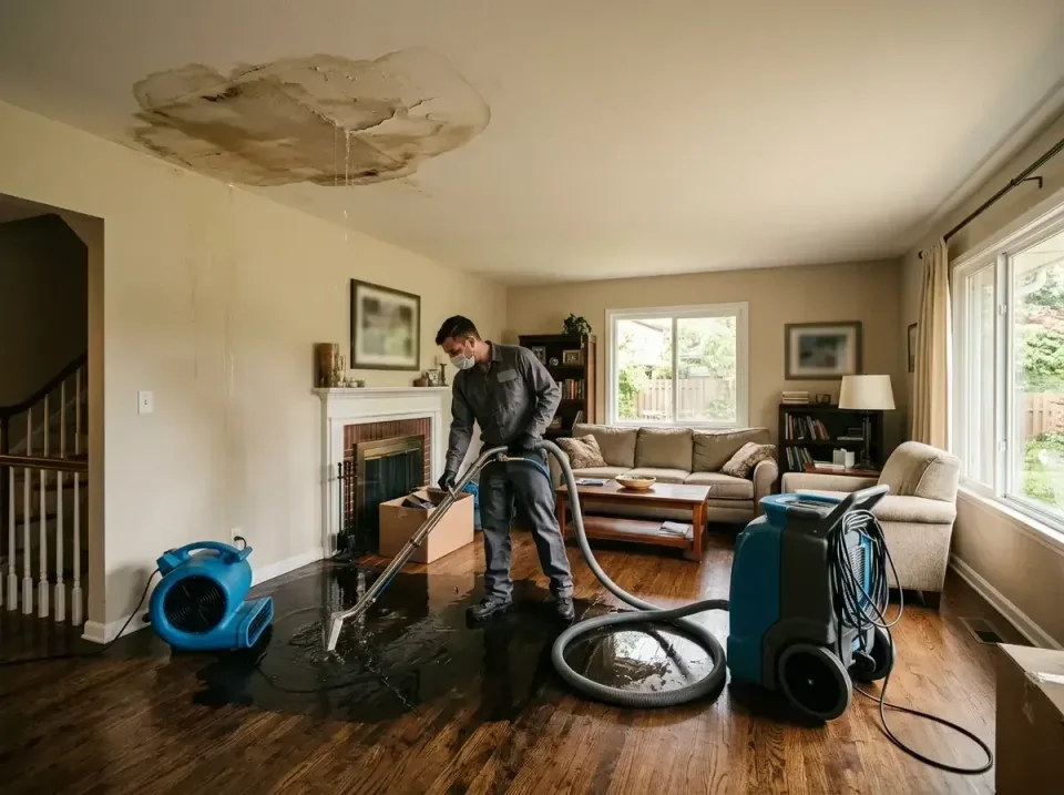 attic-pipe-burst-ceiling-drip-008 — frequently asked questions, Water Damage Restoration & Carpet Care in Goodlettsville, TN